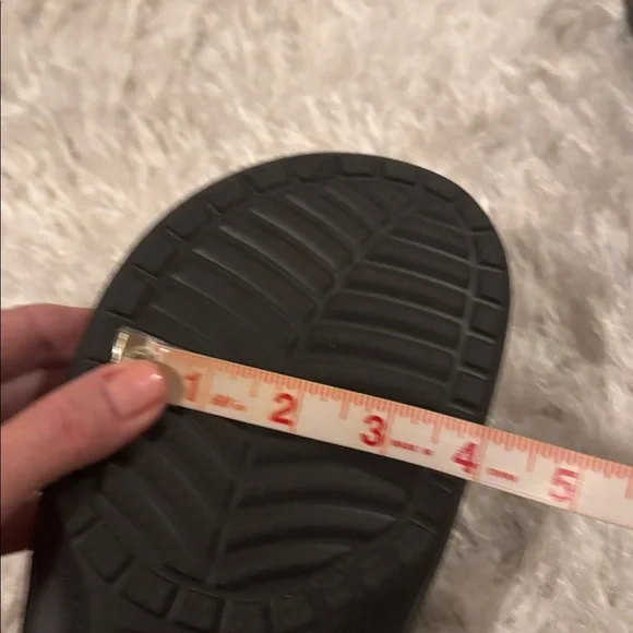 Make offer! NWOT CROCS Black Slippers Colorful Charms heel straps Men 9 Woman 11 - Picture 16 of 16